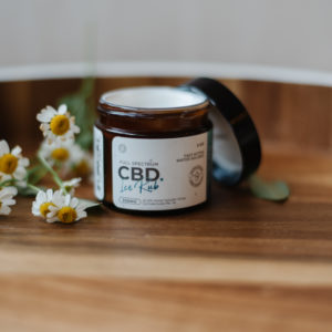 CBD Ice Rub with Menthol & Essential Oils (325mg) - 2oz Glass Jar